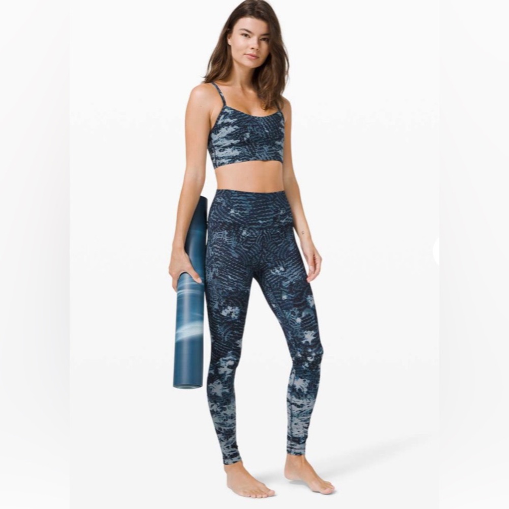 Lululemon Matching Set Indigo Lace Starlight Nulu - Picture 1 of 16